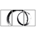 Circles minimal art 50x70cm x 3 posters