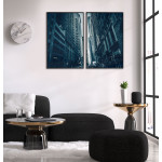 Stadsmotiv USA - Tavelset i två delar