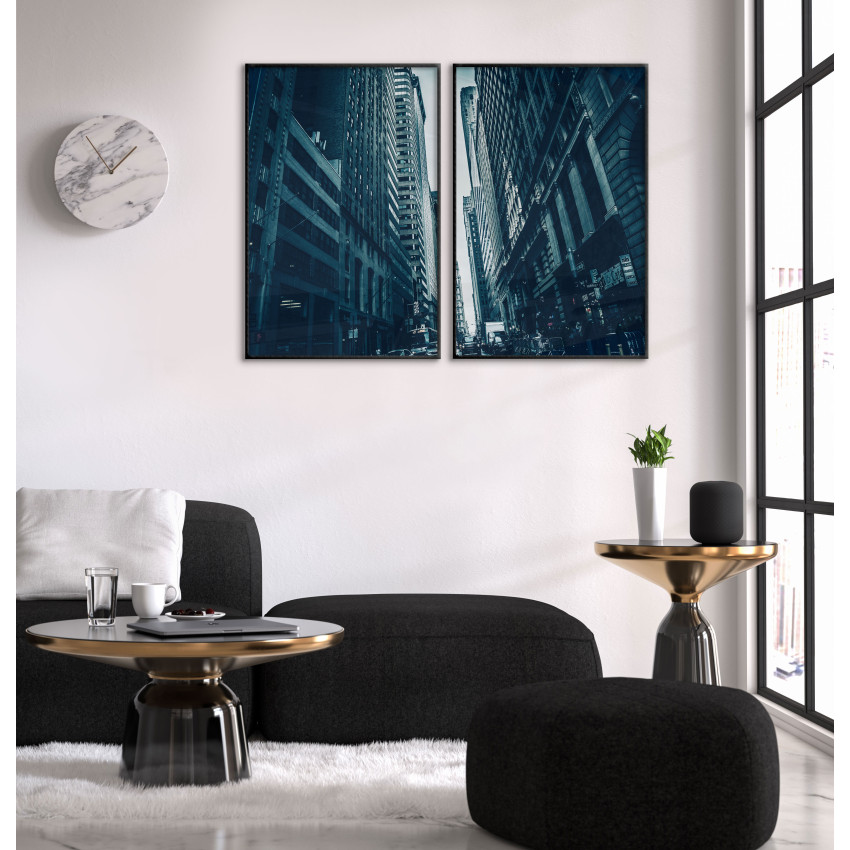 Stadsmotiv USA - Tavelset i två delar