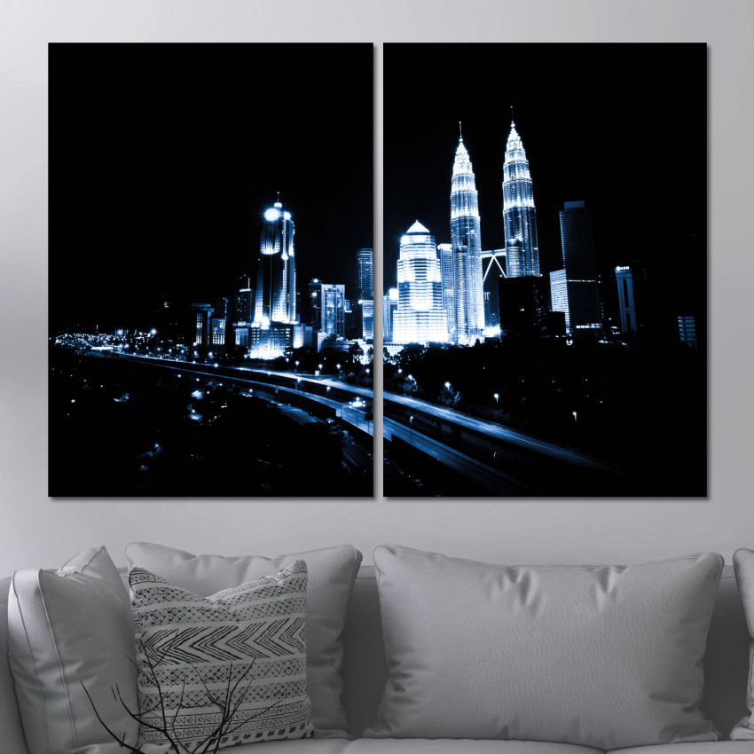 City Lights - Poster in Two Pieces