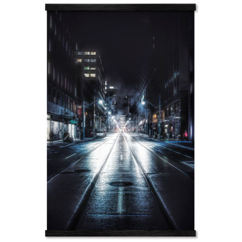 City Street by Night - Big Poster