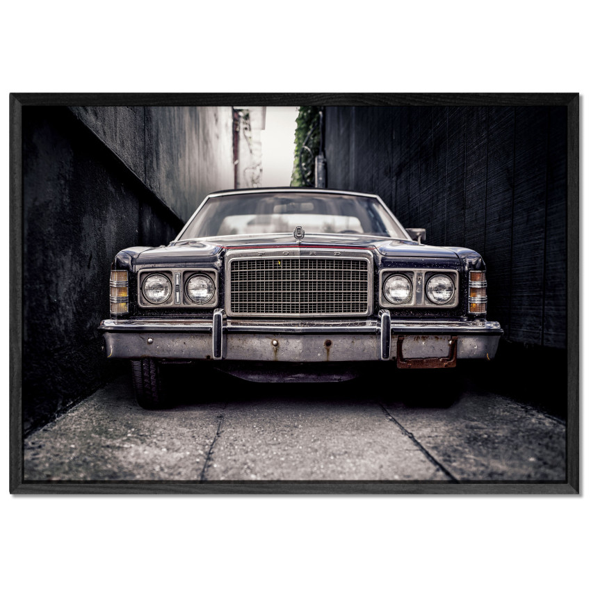 Amerikansk klassiker bil Ford  - Enkel poster