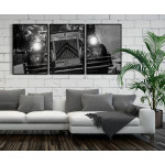 Classic Car - Retro Three Piece Poster