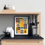 Retro kaffe poster 40x50cm | Fri frakt