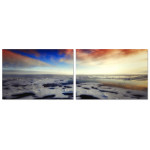 Kallt Havsmotiv - Postertavla i Tv&aring; delar