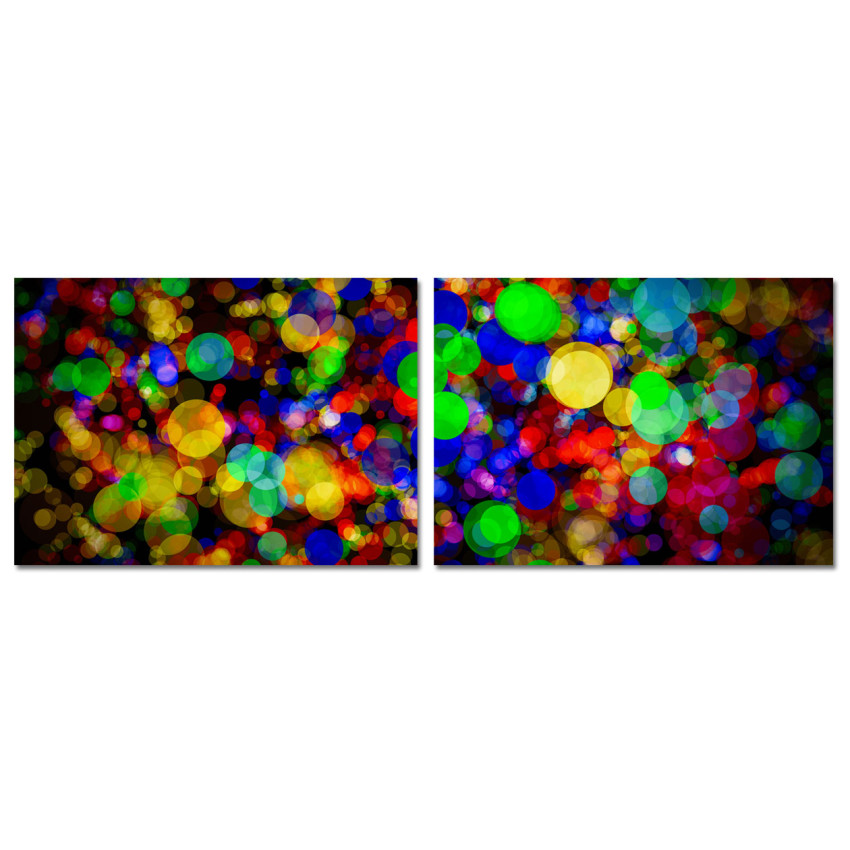 F&auml;rgglada ringar - Poster i tv&aring; delar