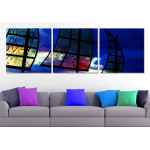 F&auml;rgglada Segel - Tredelad Poster