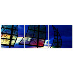 F&auml;rgglada Segel - Tredelad Poster