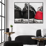 Converse shoes 50x70cm x 2 posters
