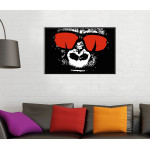 Cool Gorilla med Solglas&ouml;gon - Enkel Fashion Poster