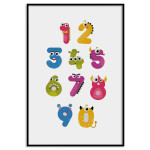 Cute digits - Simple kids poster