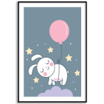 Cute rabbit - Kids poster