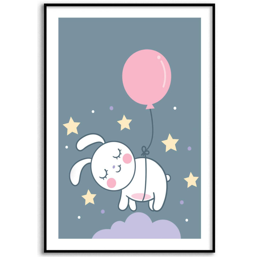 Cute rabbit - Kids poster