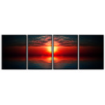 Dark Sunset - Four Piece Poster