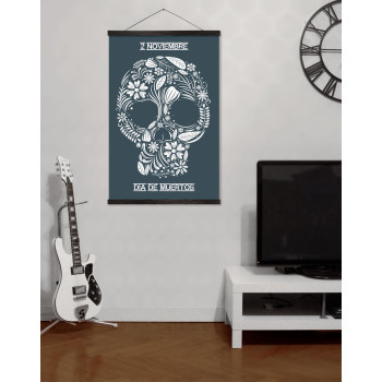 De D&ouml;das Dag D&ouml;dskalle och Blommor - Plansch