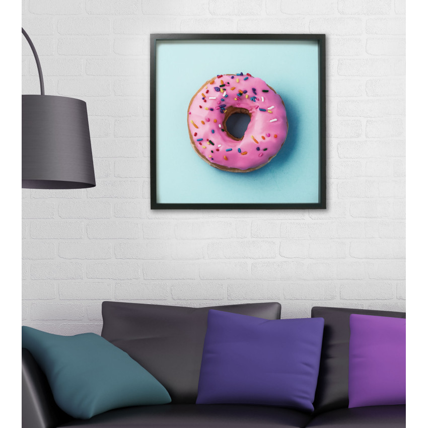 Donut - Turkos Rosa Poster