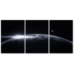 Earth Horizon - Poster in Three Pieces