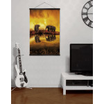 Elephants on the Savanna - Big Poster