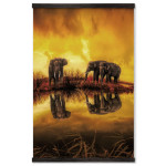 Elephants on the Savanna - Big Poster