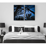 Exotic palmtrees 50x70 cm x 2 posters