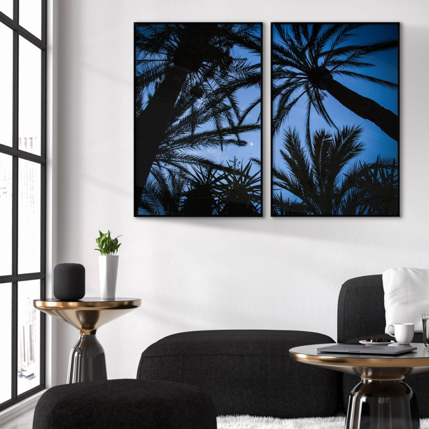 Exotic palmtrees 50x70 cm x 2 posters