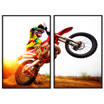Motocross poster 61x91 x 2 | Alltid fri frakt