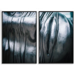 Face Metal Sculpture - Two Piece Poster