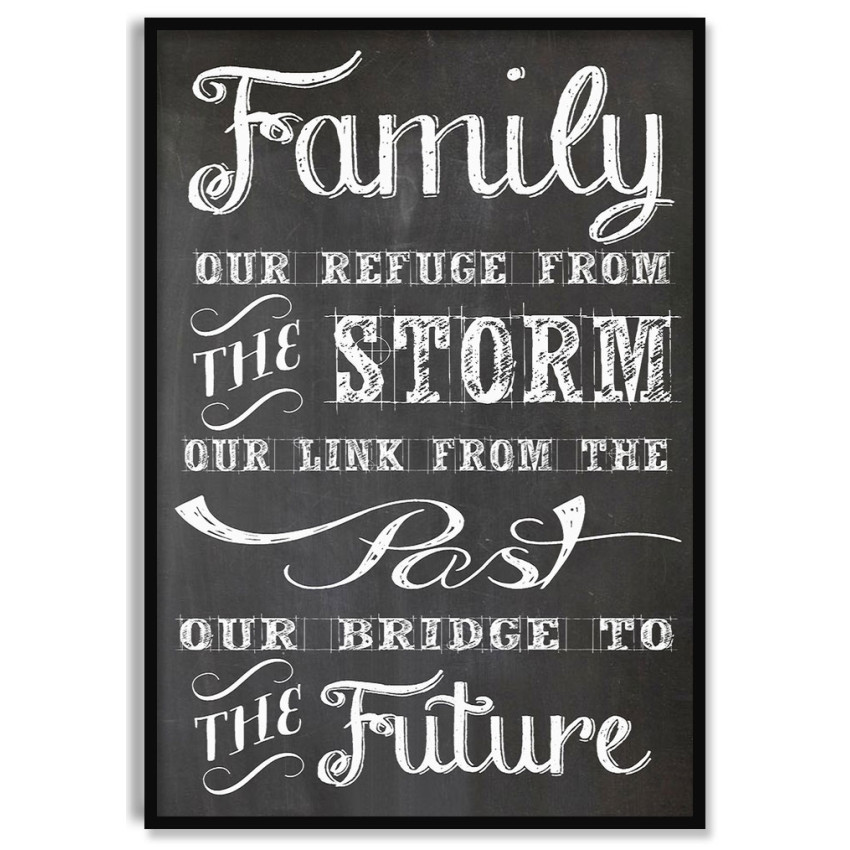 Family - Text Poster