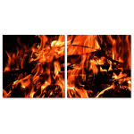 N&auml;rbild av Eld - Print i Tv&aring; delar