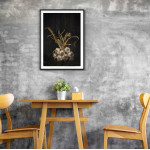 Elegant vitl&ouml;k 50x70cm poster