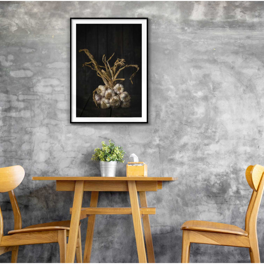 Elegant vitl&ouml;k 50x70cm poster