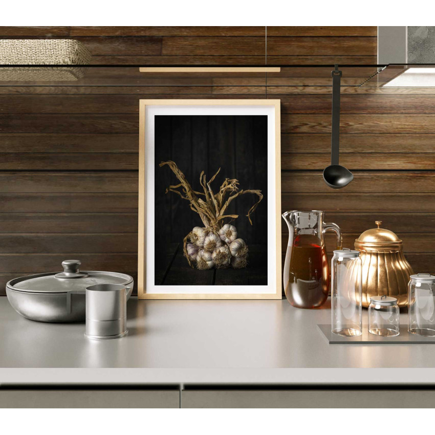 Elegant vitl&ouml;k 50x70cm poster