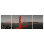 Golden Gate Bridge - Poster in Four Pieces