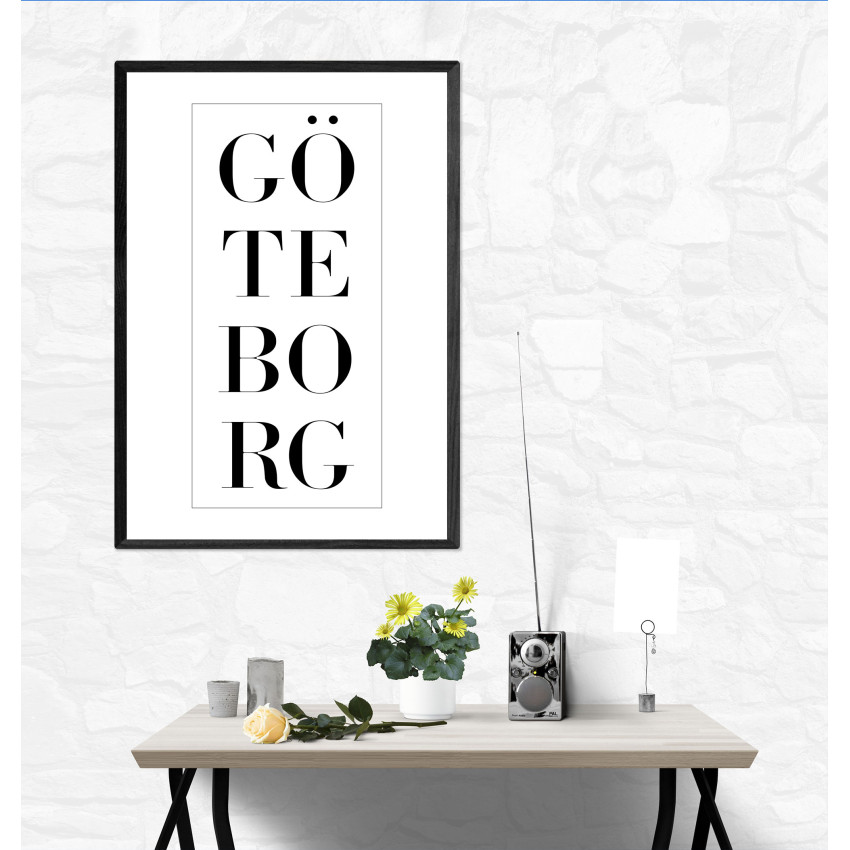 Göteborg - Simple Poster