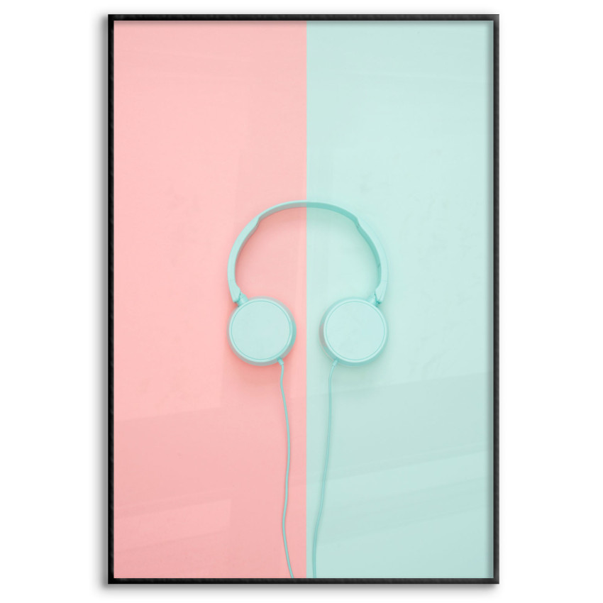Headphones - Simple Poster