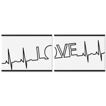 Heart Pulse Love - Big Poster in Two Pieces