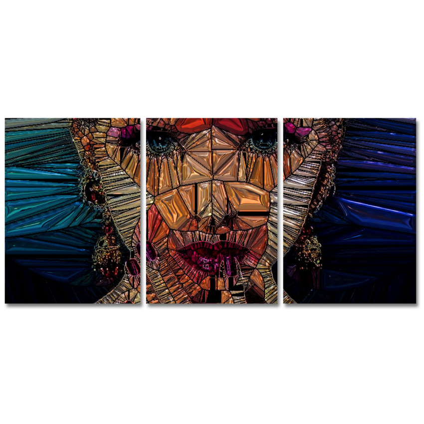 Lady made of Glass - Poster in Three Pieces