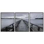 Brygga ut mot Vattnet - Poster i Tre Delar