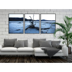 Turkos tavla med dött träd & grenar - Tre delar