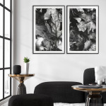 Svartvita h&ouml;stl&ouml;v 61x91cm x 2 posters