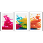 Modern art colors - Three piece picture