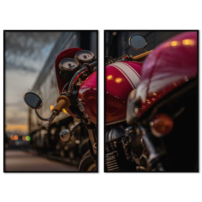 Motorcycle - Poster in Two Pieces
