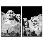 Mount Rushmore - Poster tavla i två delar