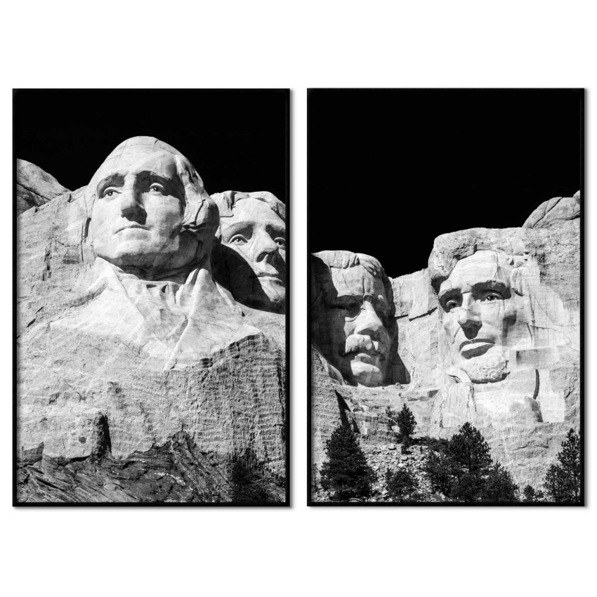 Mount Rushmore - Poster tavla i två delar