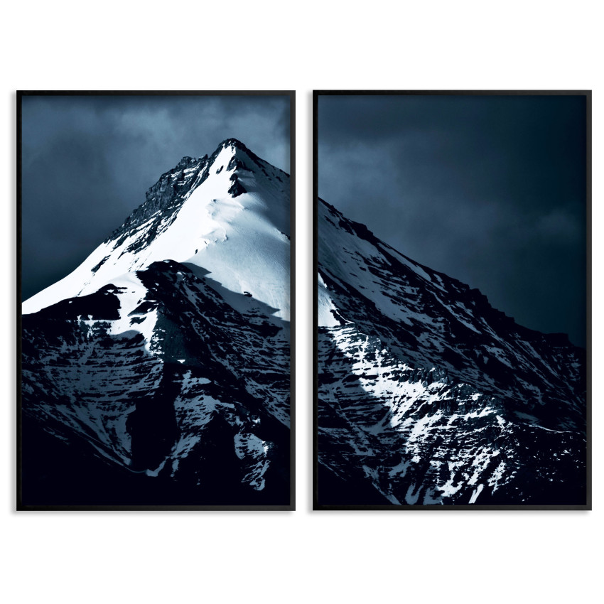 Berg & fj&auml;ll 50x70cm x 2 posters