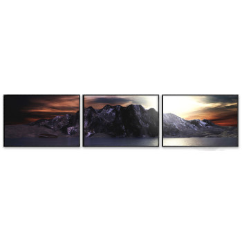 Mountains Panorama - Poster in Three Pieces