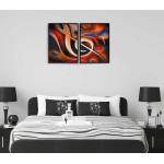 Music G-clef - Colorful Poster in Two Pieces