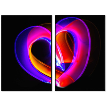 Hj&auml;rta i neon - Poster i tv&aring; delar