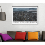 Klassiskt Motiv av New York - Retro Poster