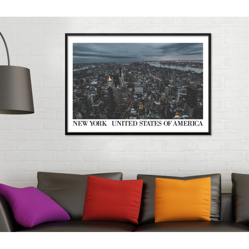 Klassiskt Motiv av New York - Retro Poster